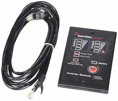 Samlex America Samlex America Solar SAM-RC SAM Series Optional Remote Control, Black - Outdoor Depot