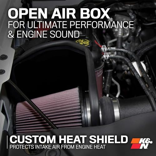 K&N K&N Cold Air Intake System: High-Flow Air Filter, Increase Performance & Towing: Compatible with - Outdoor Depot