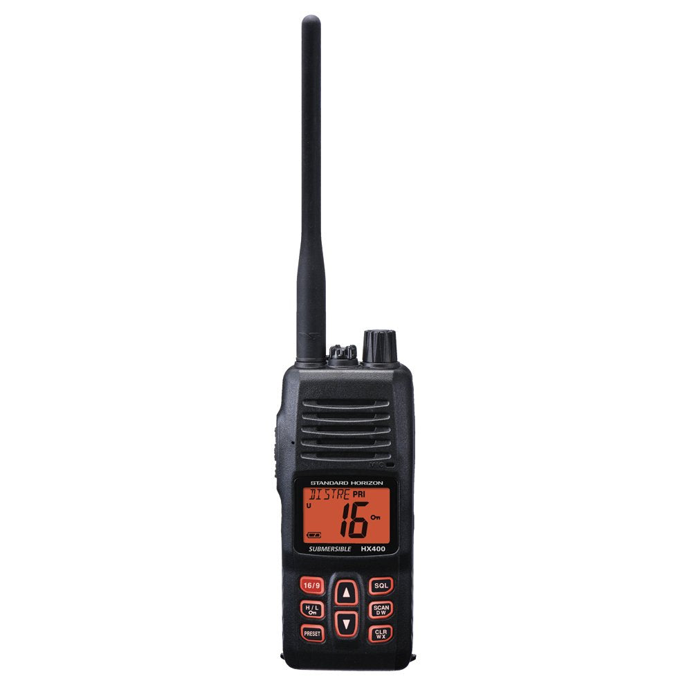 STANDARD HORIZON Standard Horizon HX400 W/SBR-29LI, Handheld VHF Marine Radio - Outdoor Depot