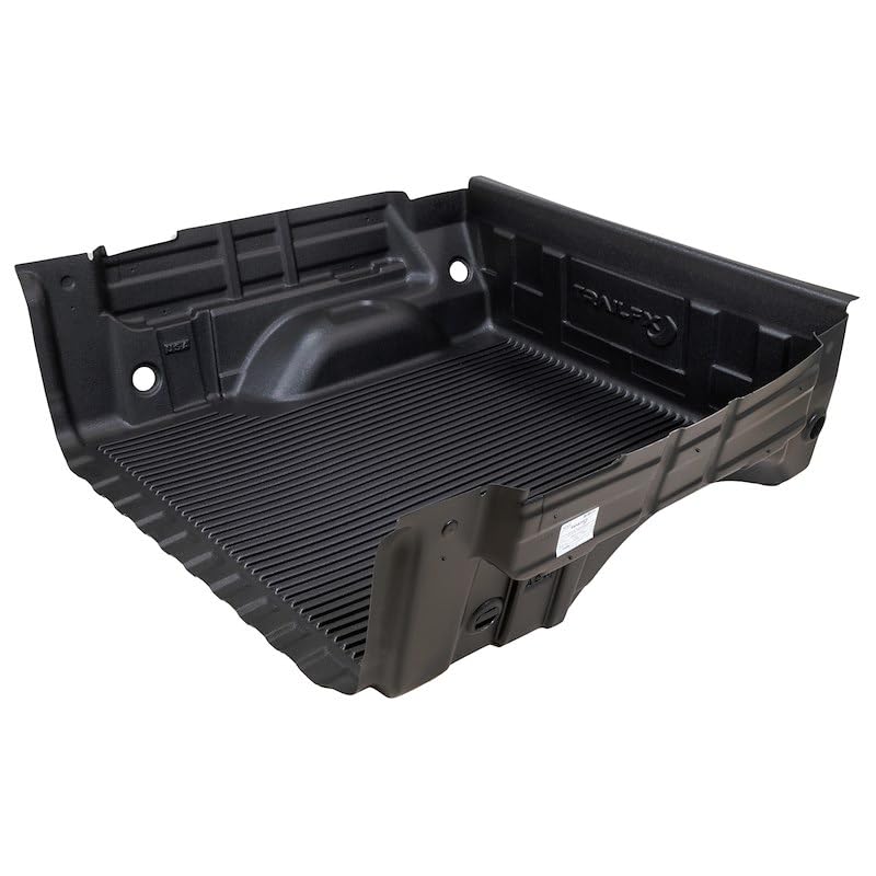 TRAILFX F8U99X Bed Liner , Drop-in, Under Rail, Black, High-Density Polyethylene, ...