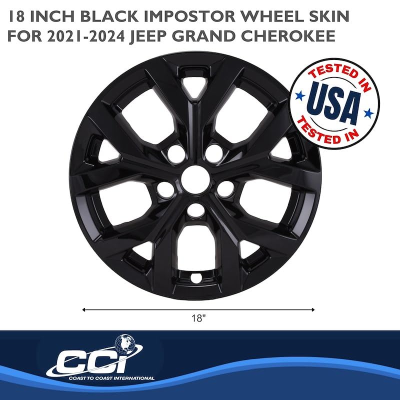 Coast to Coast International Impostor Wheel Skin Fits Jeep Grand Cherokee Limited 2022-2025 Set of 4 Wheel - Outdoor Depot