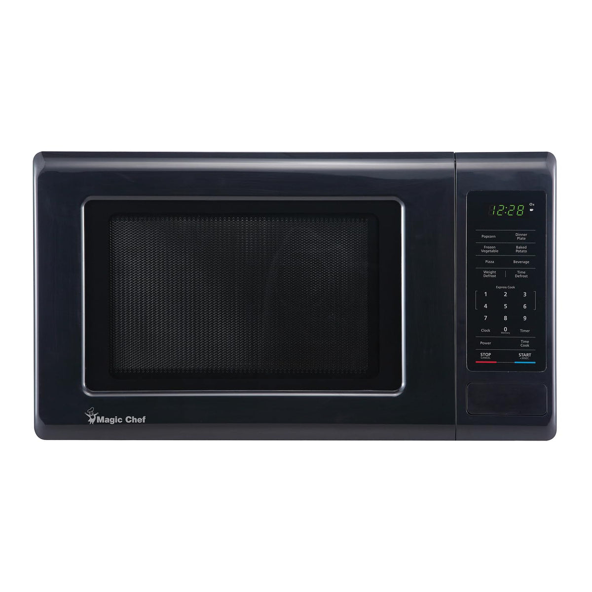 Magic Chef Magic Chef 0.9 Cubic Feet 900 Watt Stainless Countertop Microwave Oven for Compact Spaces with 6 - Outdoor Depot