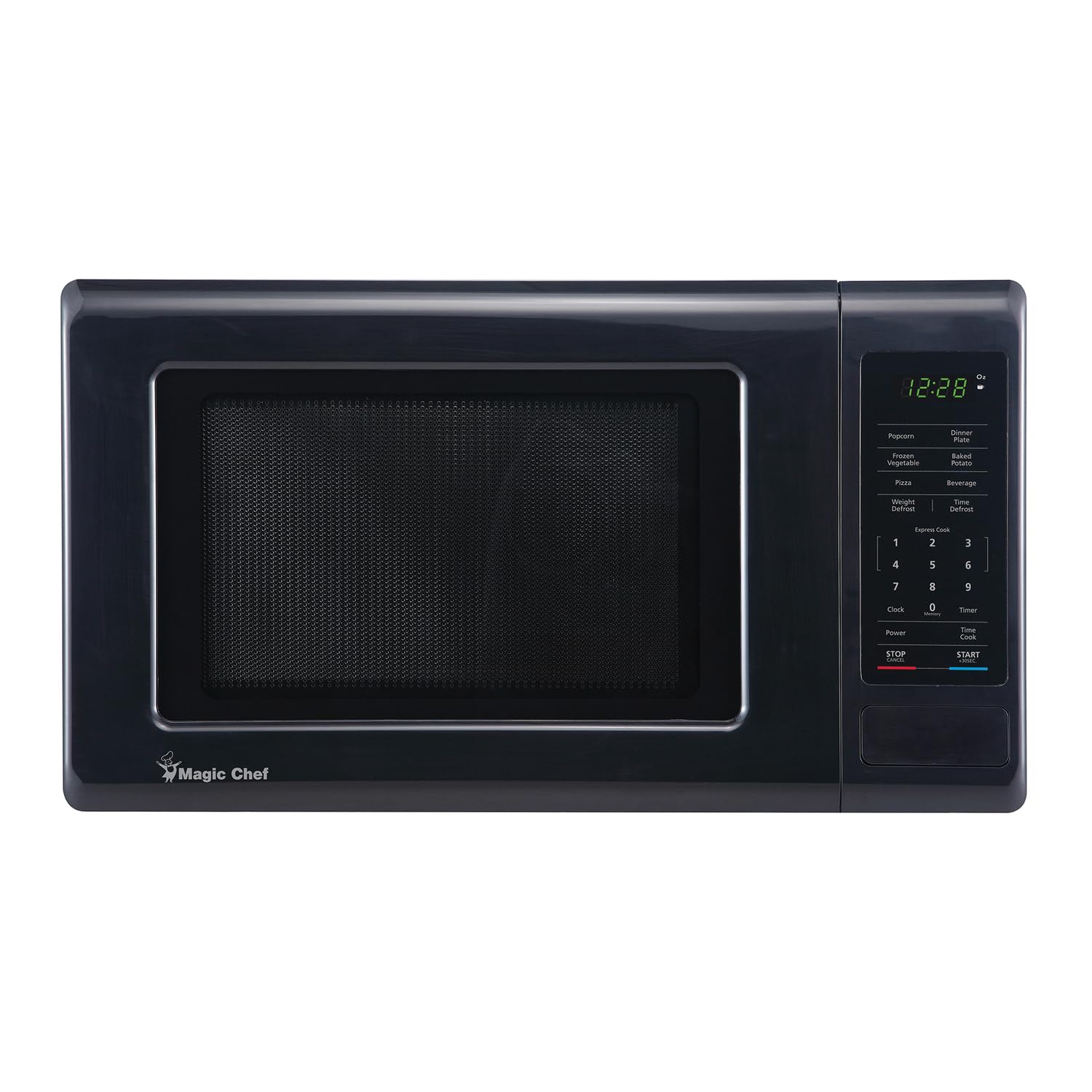 Magic Chef Magic Chef 0.9 Cubic Feet 900 Watt Stainless Countertop Microwave Oven for Compact Spaces with 6 - Outdoor Depot