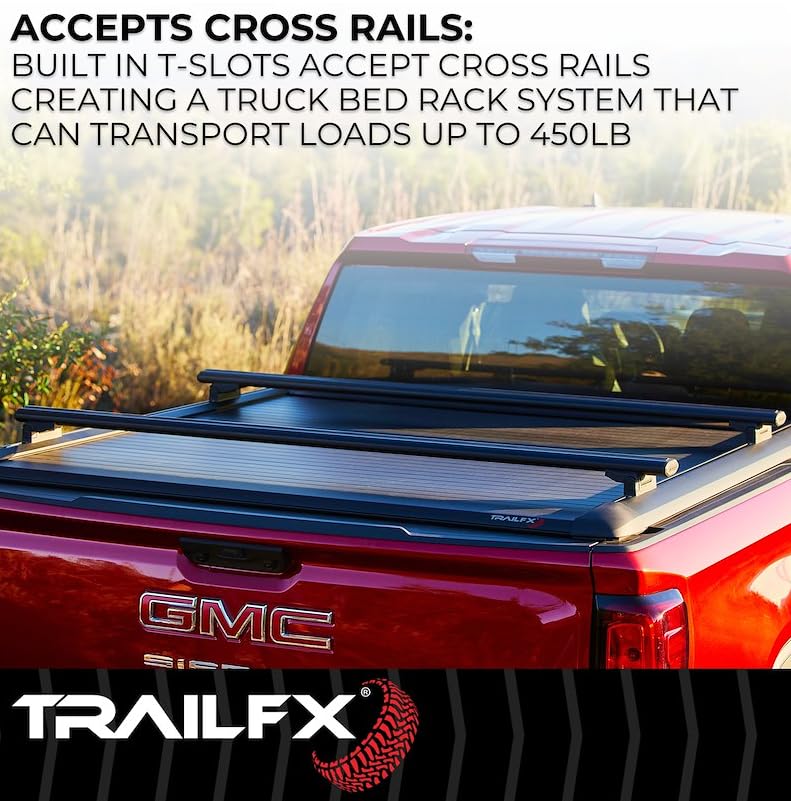 Trailfx TrailFX TFX6003 Hard Retractable Tonneau Cover Fits 2015-2025 Ford F-150 with 5.5 Foot Bed Manual - Outdoor Depot