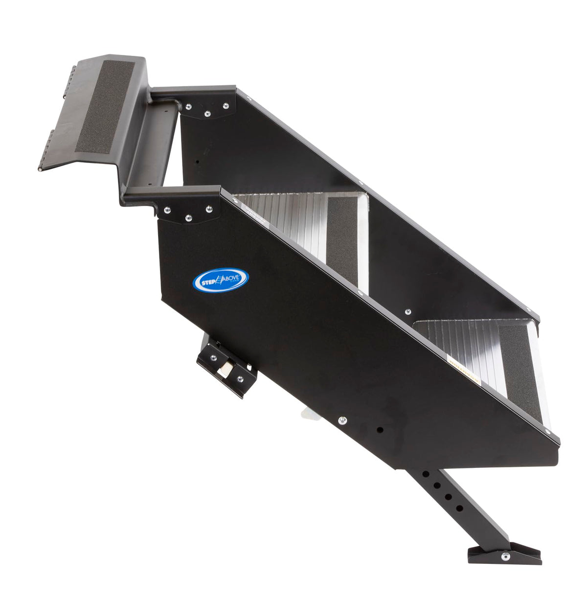 MORryde MORryde STP-201 StepAbove Fold-Up RV Entry Step - 2-Step (9" Step Rise), Fits 24" Door Width - Outdoor Depot