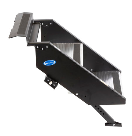MORryde MORryde STP-201 StepAbove Fold-Up RV Entry Step - 2-Step (9" Step Rise), Fits 24" Door Width - Outdoor Depot