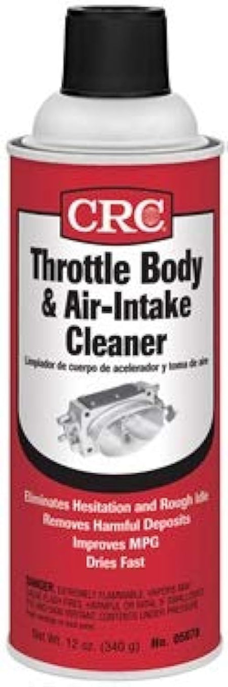 CRC CRC 05078 Throttle Body and Air-Intake Cleaner - 12 Wt Oz. - Outdoor Depot