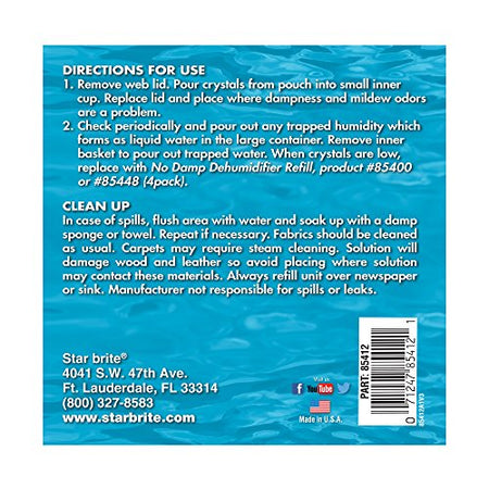 STAR BRITE STAR BRITE No Damp Moisture Absorber & Dehumidifier - Simple, Portable, Humidity Control for - Outdoor Depot
