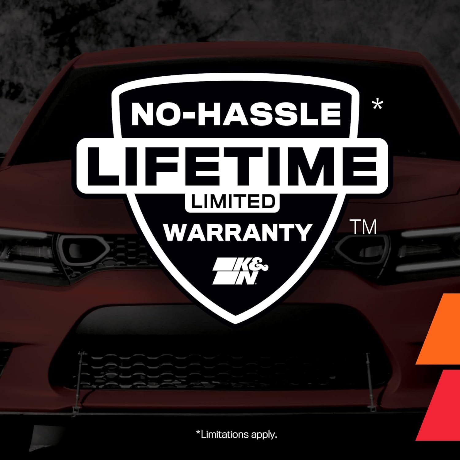 K&N K&N High-Flow Original Lifetime Engine Air Filter: Increase Power: Premium, Washable: Compatible with - Outdoor Depot