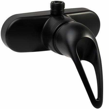 Dura Faucet Dura Faucet Single Lever RV Shower Faucet - Matte Black - Outdoor Depot