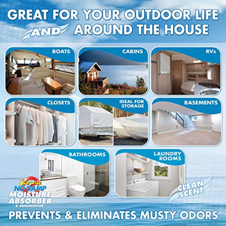 STAR BRITE STAR BRITE No Damp Moisture Absorber & Dehumidifier - Simple, Portable, Humidity Control for - Outdoor Depot