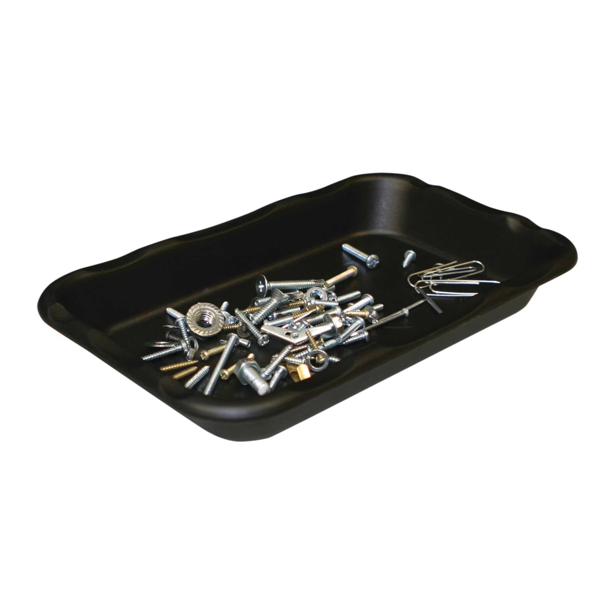 Performance Tool Performance Tool W1285 Large Magnetic Nut & Bolt Tray for Garages and Workshops, Black, - Outdoor Depot