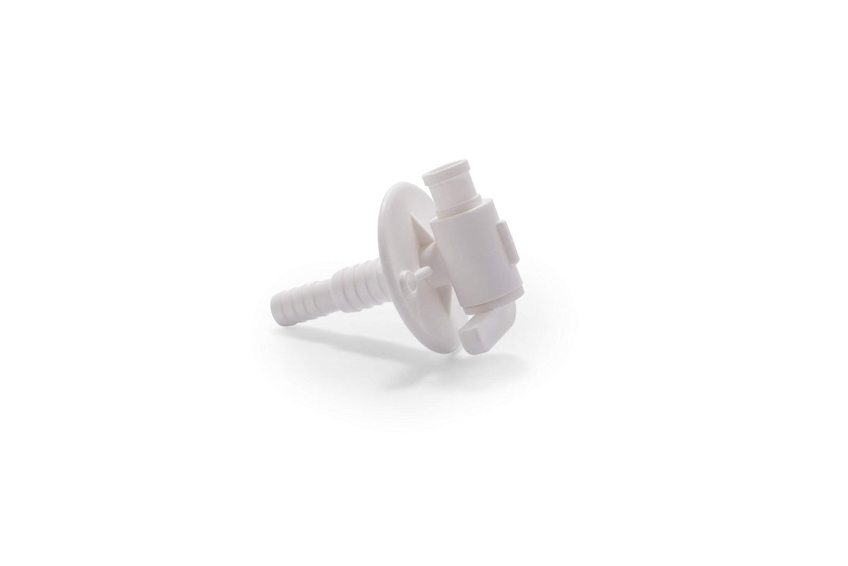 Camco Camco RV Water Tank Drain Valve | Features a Durable Plastic Construction, Comes with a Flange, and is - Outdoor Depot