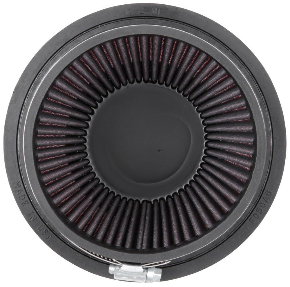 K&N K&N High-Flow Original Lifetime Universal Clamp-On Air Filter: High Performance, Premium, Washable: - Outdoor Depot