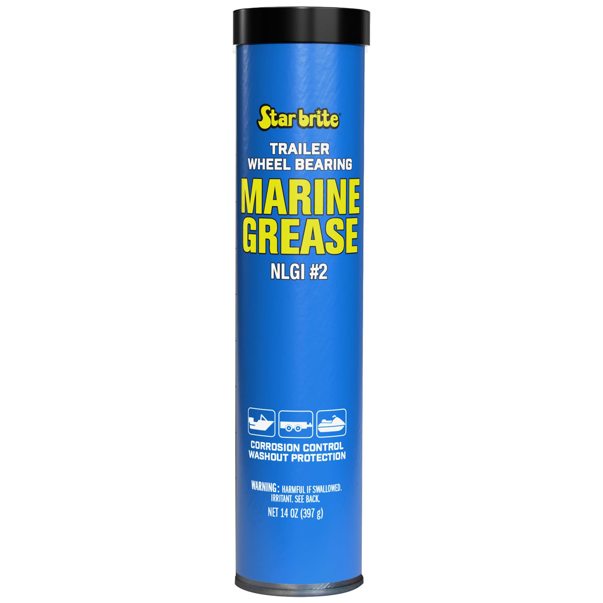 STAR BRITE STAR BRITE Wheel Bearing Grease - Boat Trailer Marine Grade - 14 OZ Grease Gun Cartridge (026014) - Outdoor Depot