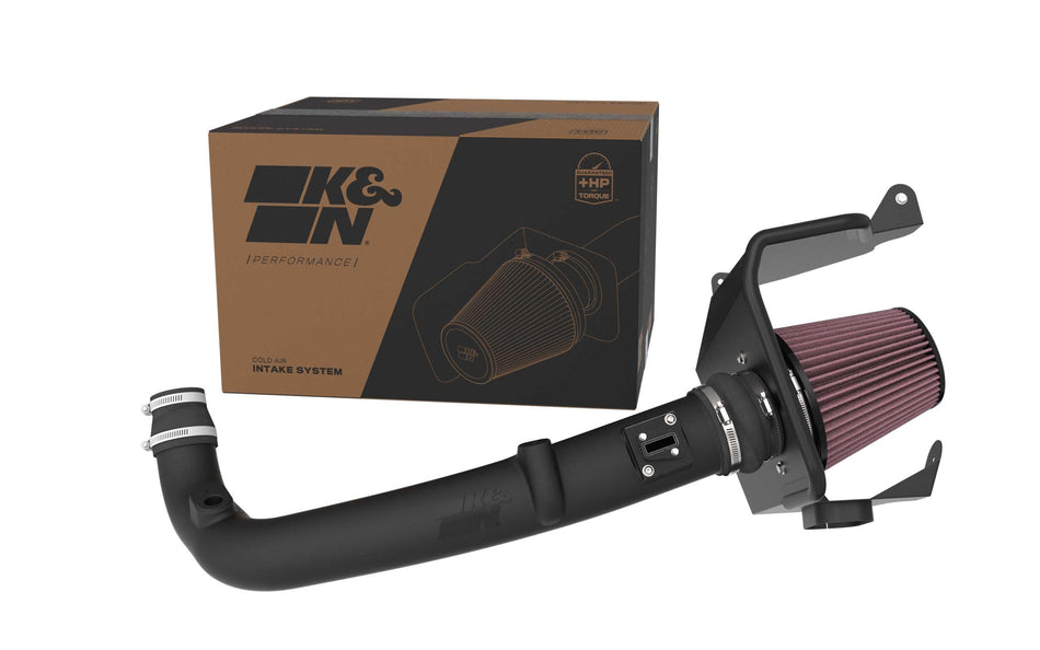 K&N K&N Cold Air Intake System: High-Flow Air Filter, Increase Performance & Towing: Compatible with - Outdoor Depot