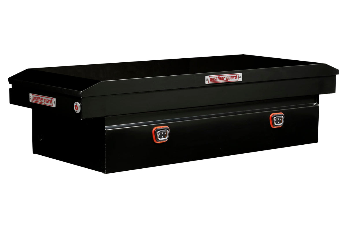Weather Guard Weather Guard Model 116-5-04 Saddle Truck Box, Steel, for Full Size Trucks, Extra Wide, Gloss - Outdoor Depot
