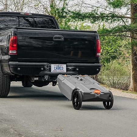 Camco Camco Rhino 36-Gallon RV Tote Tank - Features Large Heavy-Duty No-Flat Wheels & Built-in Gate Valve - - Outdoor Depot