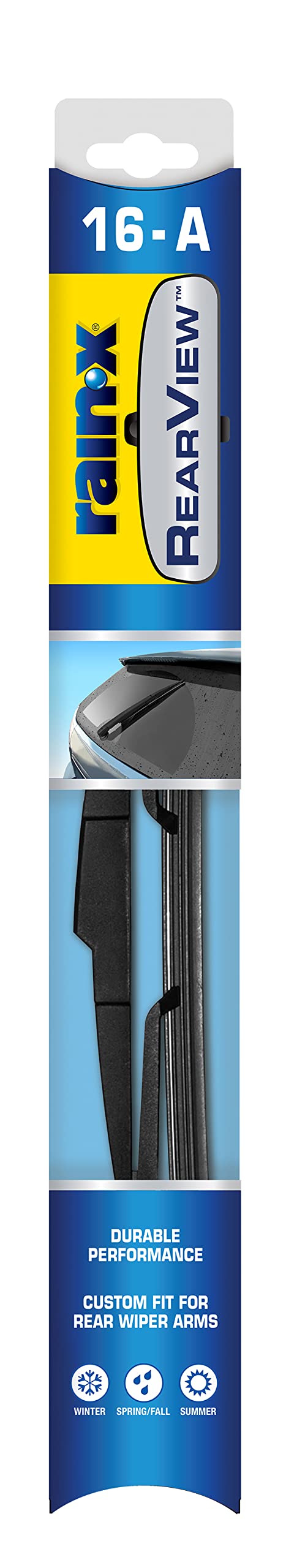 Rain-X Rain-X 850023 RearView 16-A Rear Wiper Blade, 16 Inch Composite Rear Wiper Blade, Fits Rock Lock 2 - Outdoor Depot