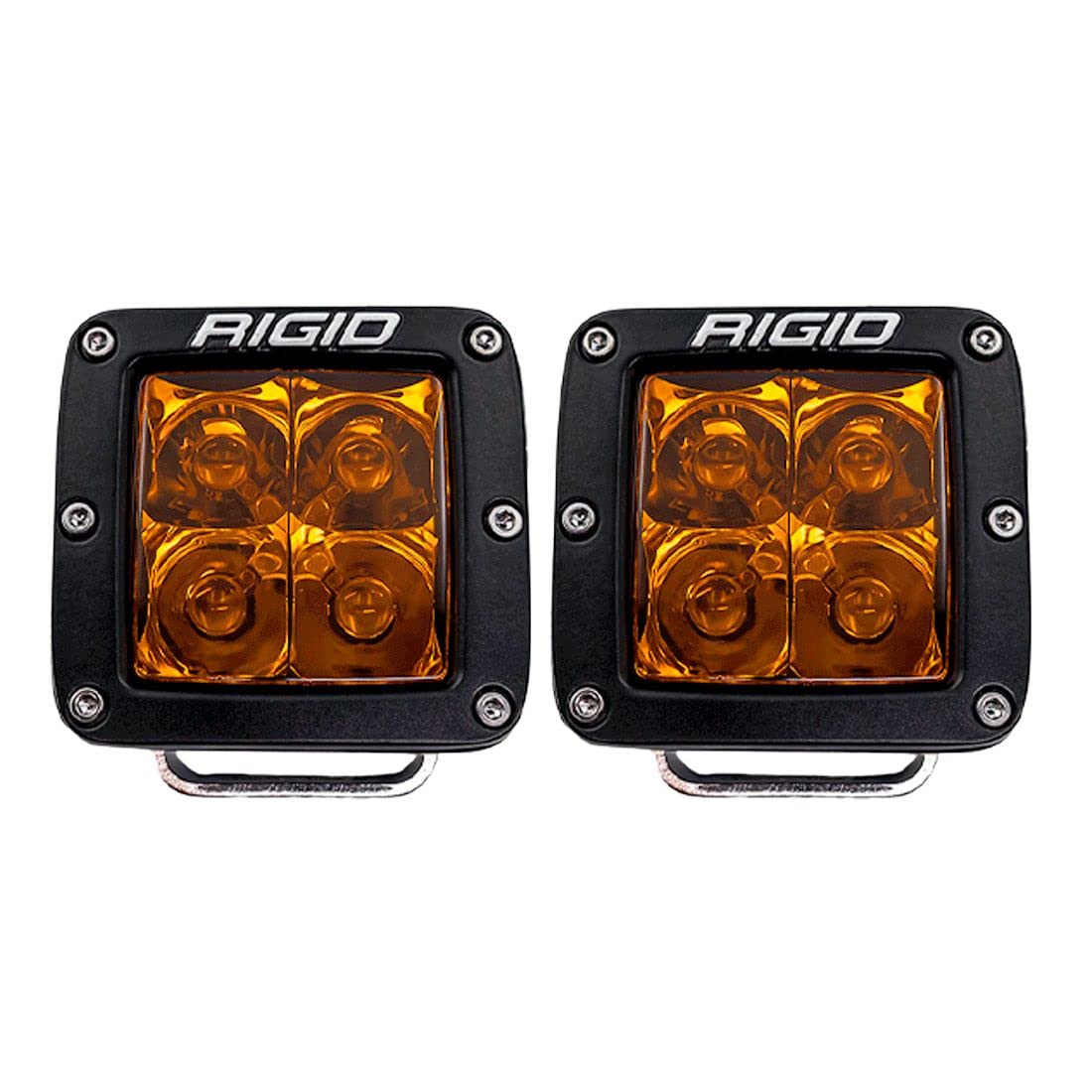 RIGID RIGID INDUSTRIES 20252-D-Series-Spot-with-Amber-PRO-Lens-Pair-02 - Outdoor Depot