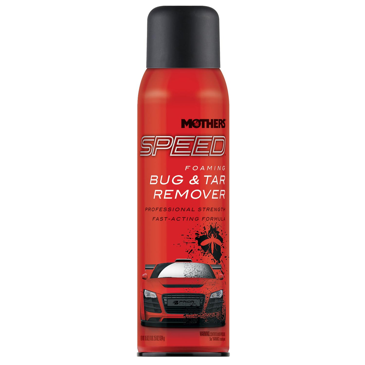 Mothers Mothers Speed Foaming Bug & Tar Remover, 18.5 oz. Aerosol — Fast-Acting, No-Drip Foam for Bug - Outdoor Depot