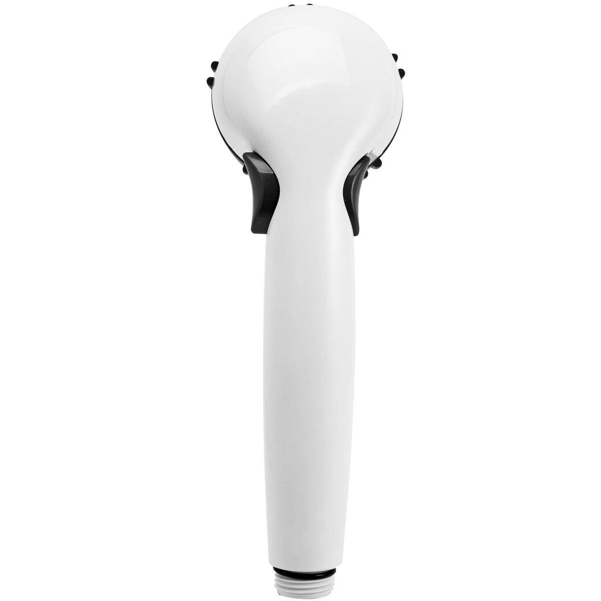 Dura Faucet Dura Faucet DF-SA400-WT RV Hand Held Shower Wand, Water-Saving Trickle Switch (White) - Outdoor Depot