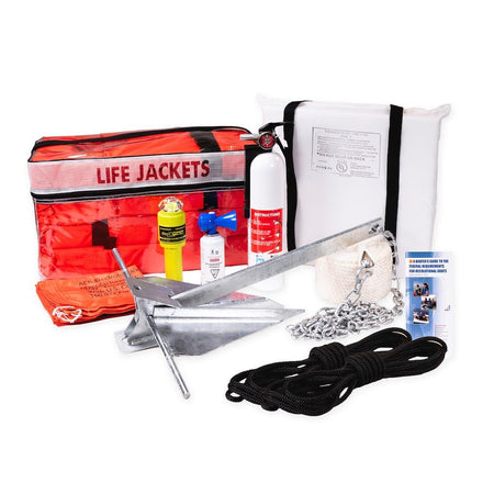 KJM KJM - 42101 - Boat Safety KIT MED 20-25 FT - Outdoor Depot