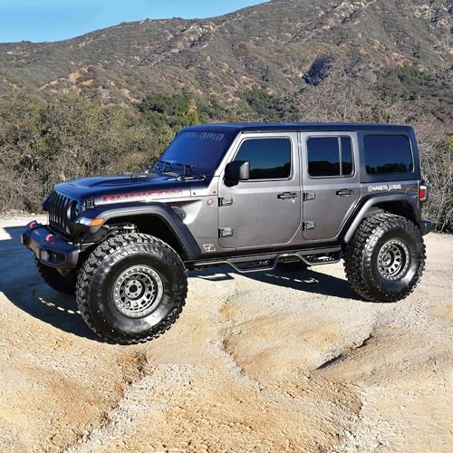 Westin Westin 20-14065 Outlaw Drop Nerf Bars fits 2018-2026 Wrangler JL Unlimited 4Door Textured Black Pair - Outdoor Depot