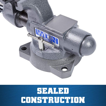 Wilton Wilton Tradesman Bench Vise, 4-1/2" Jaw Width, 3-1/2" Max Jaw Opening, 3-1/4" Throat (Model 1745) - Outdoor Depot