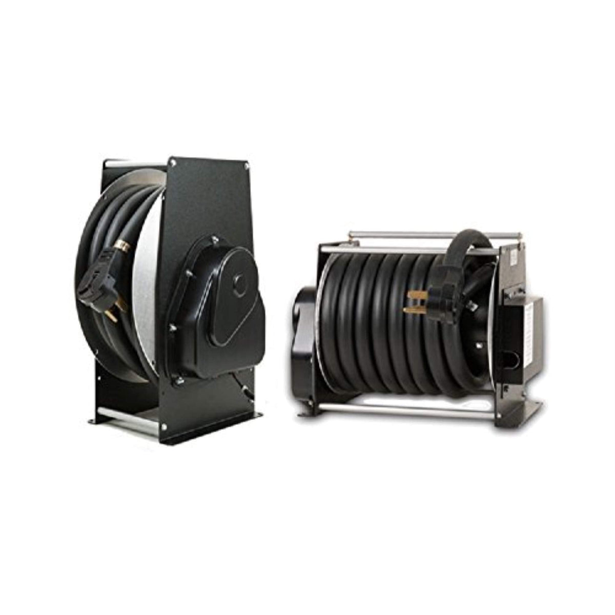 Southwire Technology Research Corp RH54331RMK 50 Amp RV Power Cord Reel, High Profile - 33' Cord , Black - Outdoor Depot