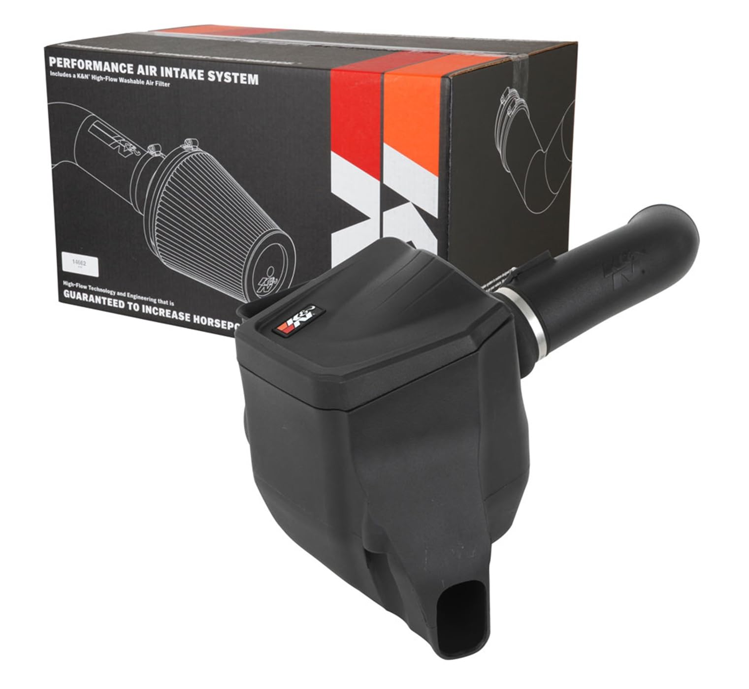 K&N K&N Cold Air Intake System: High-Flow Air Filter, Increase Performance & Towing: Compatible with - Outdoor Depot