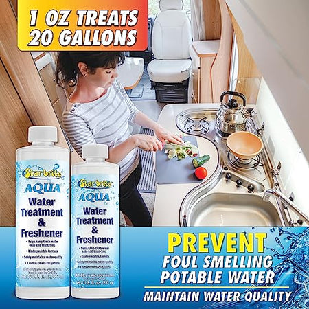 STAR BRITE STAR BRITE Aqua Water Treatment & Freshener - Treat & Maintain Superior, Fresh Tasting Drinking - Outdoor Depot