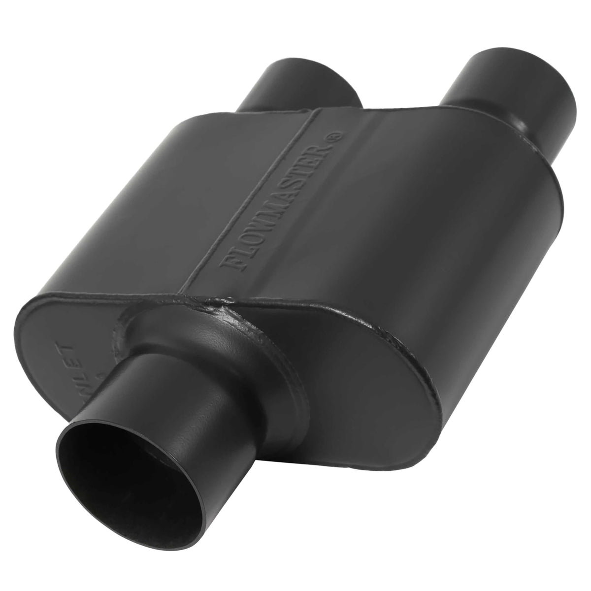 Flowmaster Flowmaster Super 10 Series Chambered Muffler – 3.00" Center In / 2.50" Dual Out – Race-Inspired - Outdoor Depot