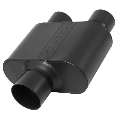 Flowmaster Flowmaster Super 10 Series Chambered Muffler – 3.00" Center In / 2.50" Dual Out – Race-Inspired - Outdoor Depot