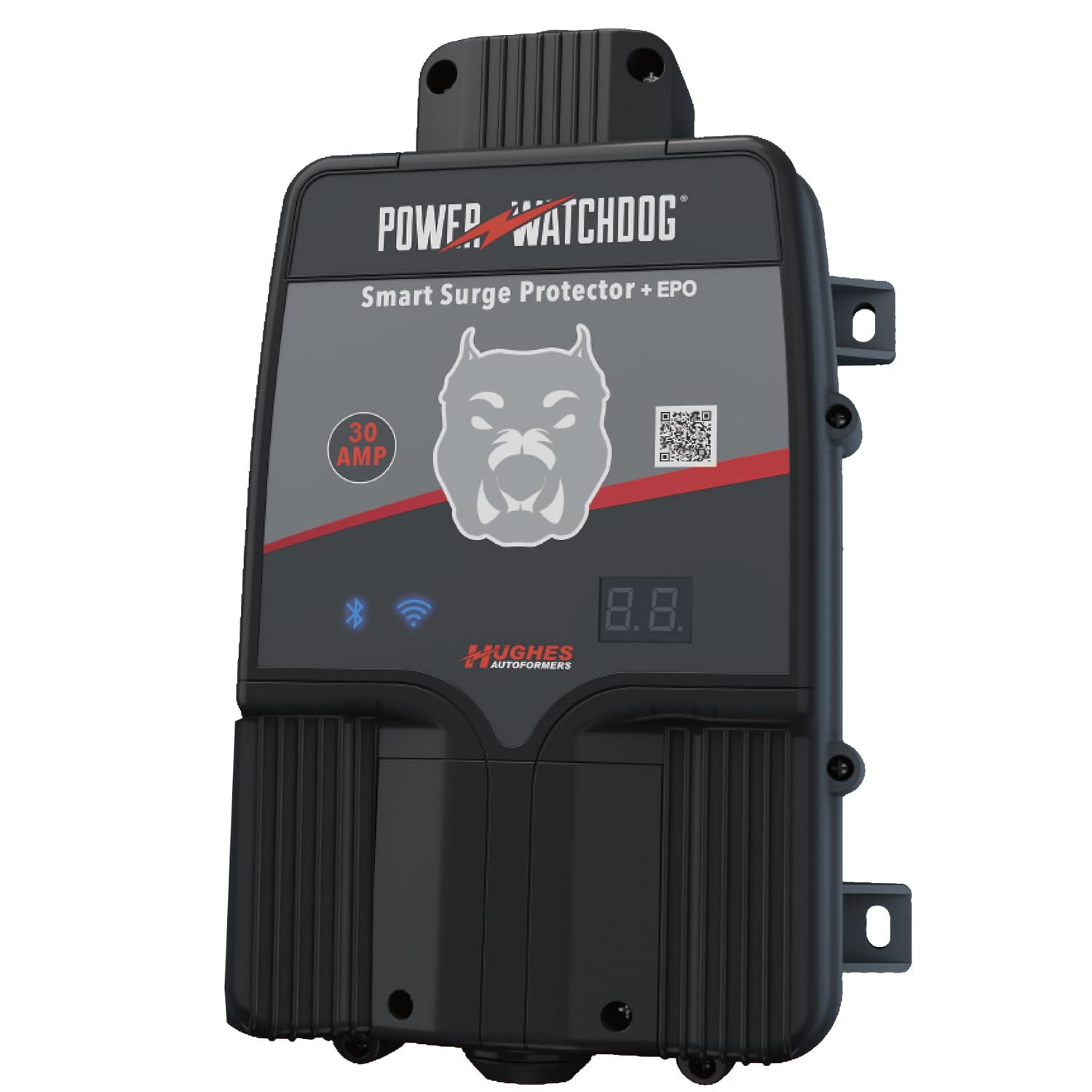 Power Watchdog Power Watchdog PWD30EPOHW 30 Amp Smart RV Hardwired Surge Protector - Emergency Power Off - Outdoor Depot
