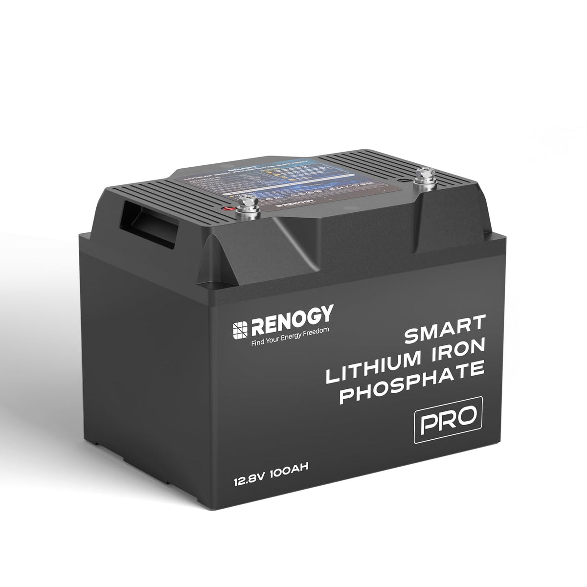 Renogy Renogy 12V 100Ah Bluetooth Self-Heating Lithium LiFePO4 Deep Cycle Battery, 5000+Deep Cycles, - Outdoor Depot