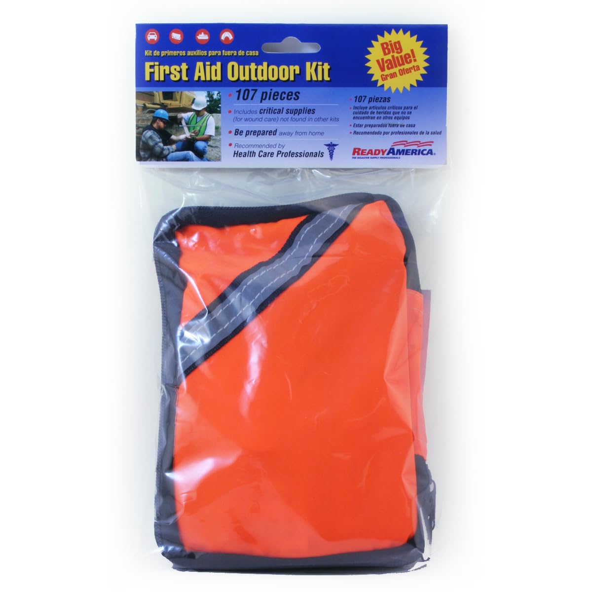 Ready America Outdoor First Aid Kit, 107 Piece, Ready America, 74002 - Outdoor Depot