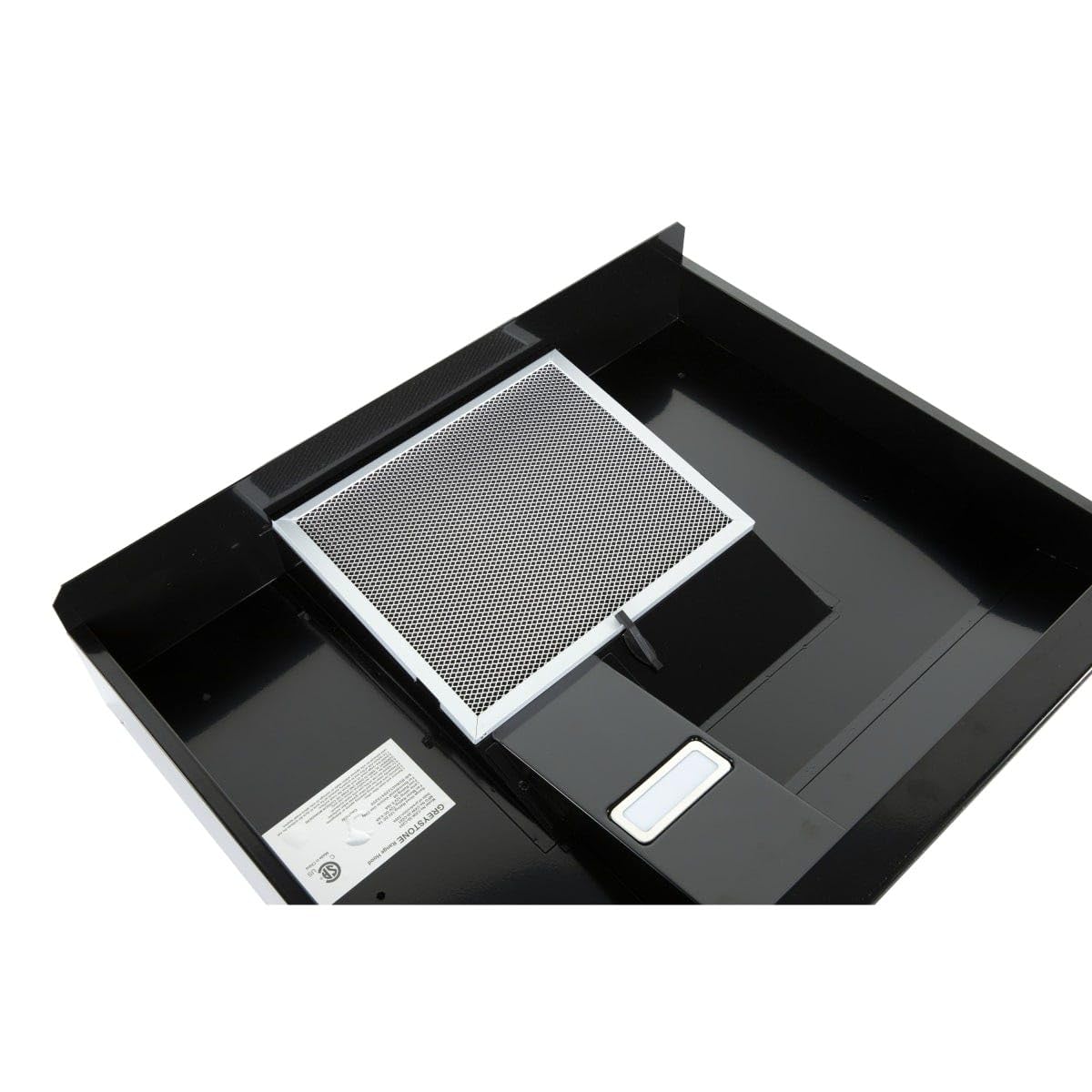 Greystone Greystone - Greystone 22" Super Slim Range Hood, Vented, 12V, Black - Outdoor Depot
