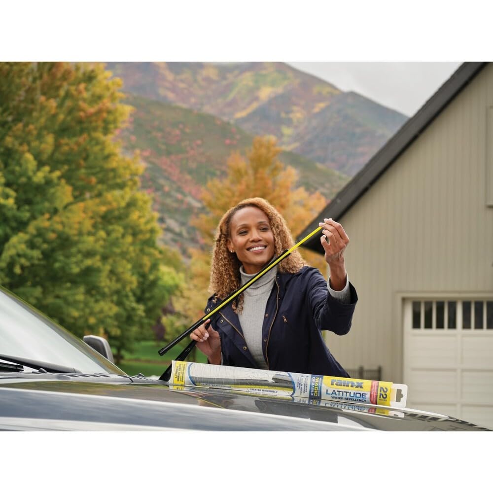 Rain-X Rain-X 5079283-2 Latitude 2-In-1 Water Repellent Wiper Blades, 17 Inch Windshield Wipers (Pack Of 1), - Outdoor Depot