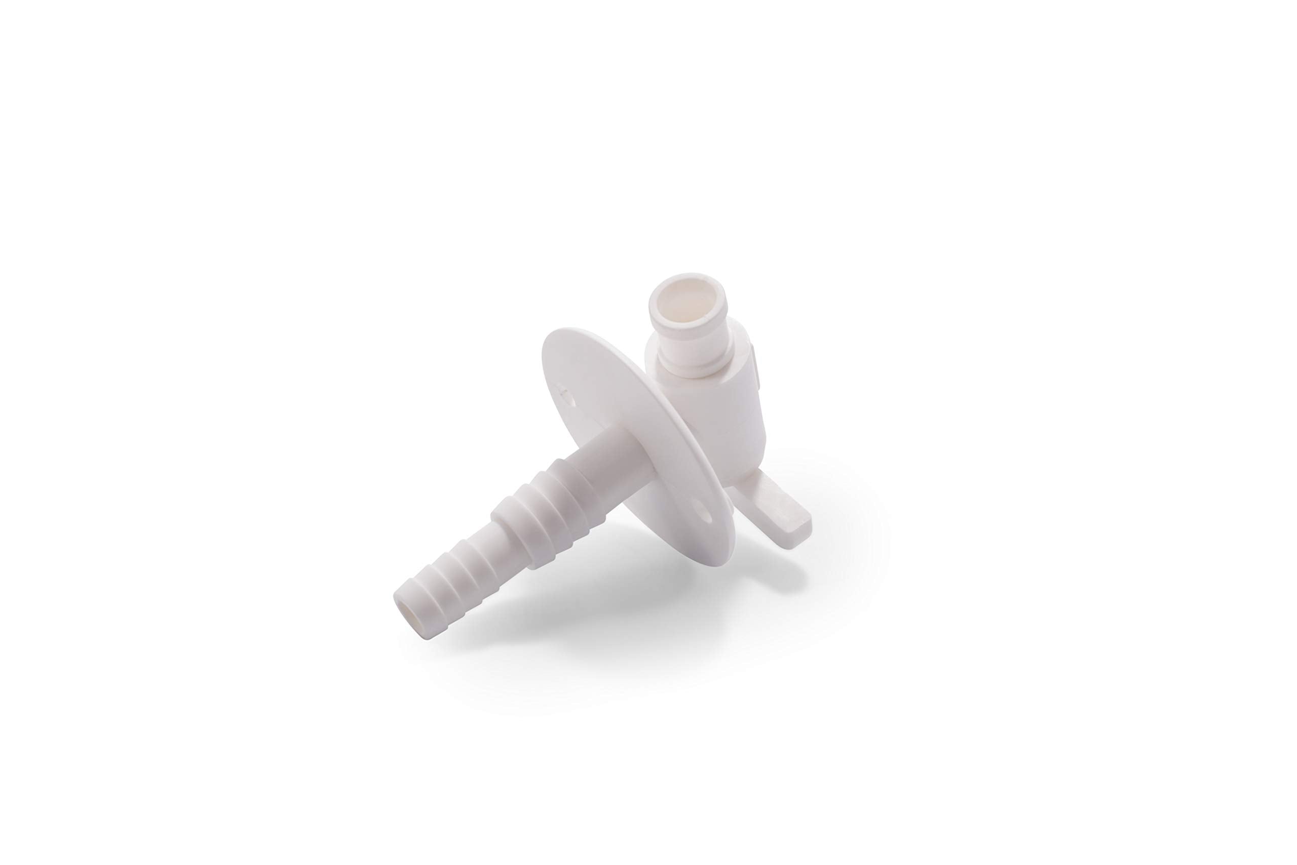 Camco Camco RV Water Tank Drain Valve | Features a Durable Plastic Construction, Comes with a Flange, and is - Outdoor Depot