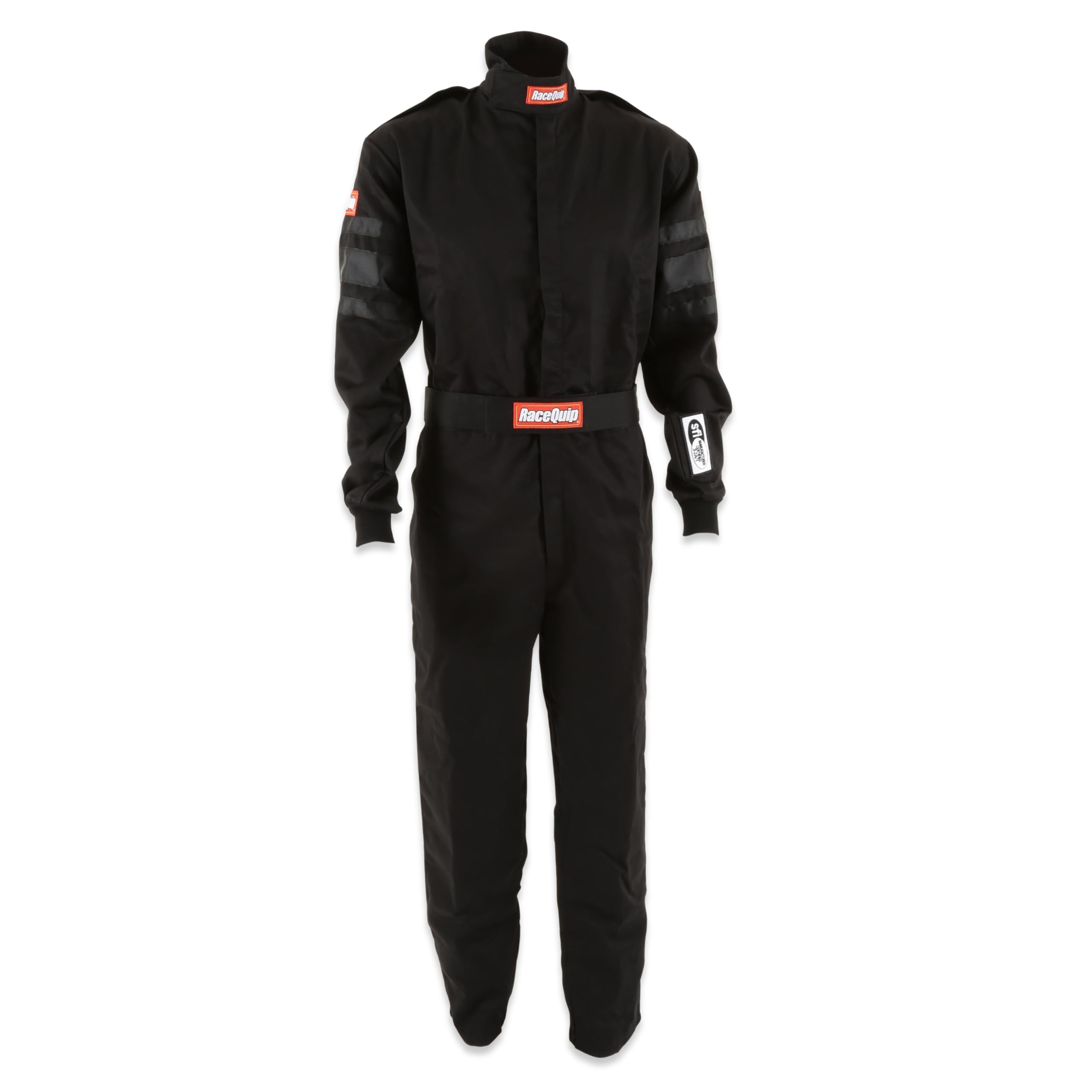RaceQuip RaceQuip® 110006RQP 110 Series 1-Pc Driving Suit - SFI 3.2A/1 - Black - XL - Outdoor Depot