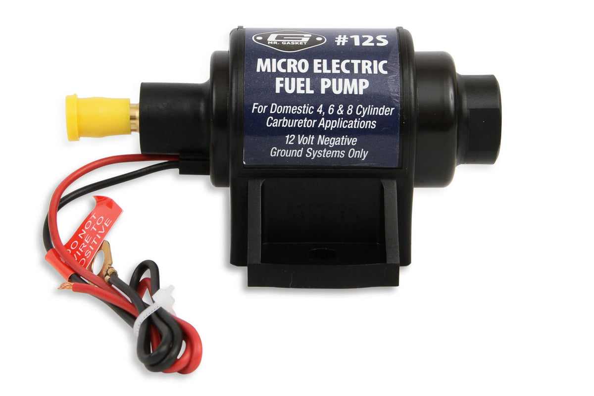 Mr. Gasket Mr. Gasket 12S Micro Electric Fuel Pump - Outdoor Depot
