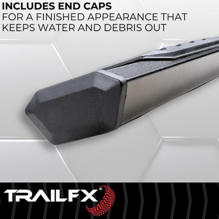 Trailfx TrailFX Nerf Bars for 2019-2021 Chevrolet Silverado 1500 Crew Cab Titanium Black Powder Coated - Outdoor Depot