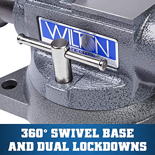 Wilton Wilton Tradesman Bench Vise, 4-1/2" Jaw Width, 3-1/2" Max Jaw Opening, 3-1/4" Throat (Model 1745) - Outdoor Depot