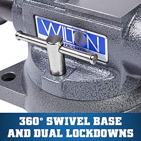Wilton Wilton Tradesman Bench Vise, 4-1/2" Jaw Width, 3-1/2" Max Jaw Opening, 3-1/4" Throat (Model 1745) - Outdoor Depot