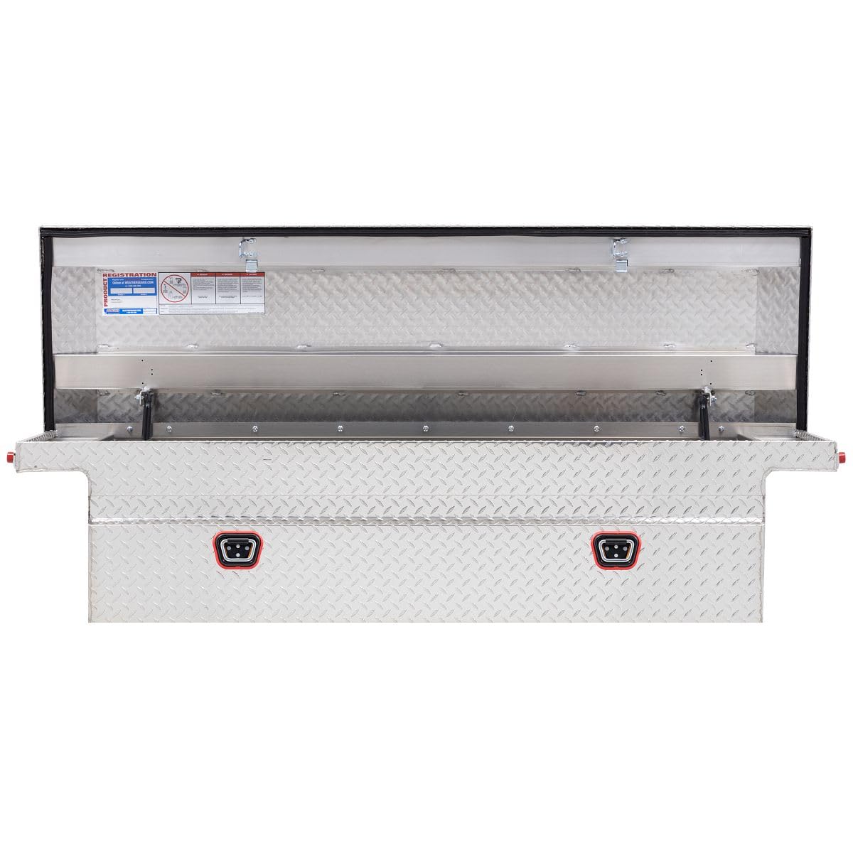 Weather Guard Weather Guard Model 121-0-04 Saddle Truck Box, Aluminum, For Full Size Trucks, Low Profile, - Outdoor Depot