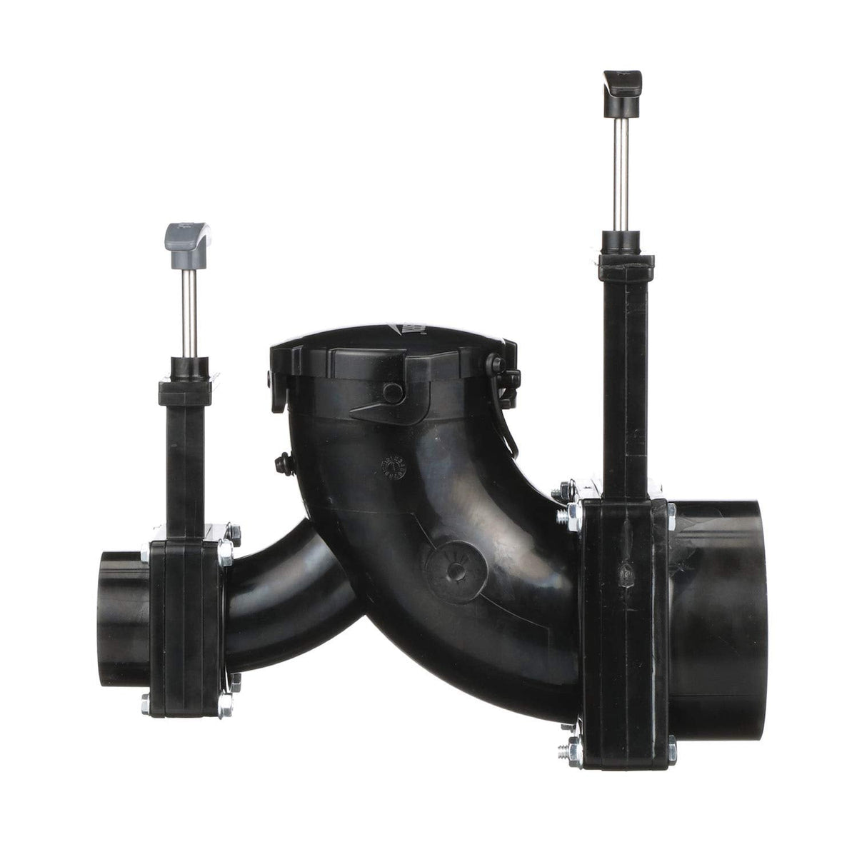 Valterra Valterra Ell Double Rotating Valve, Mess-Free Waste Valve for RV's, Campers, Trailers, 3" Hub x - Outdoor Depot