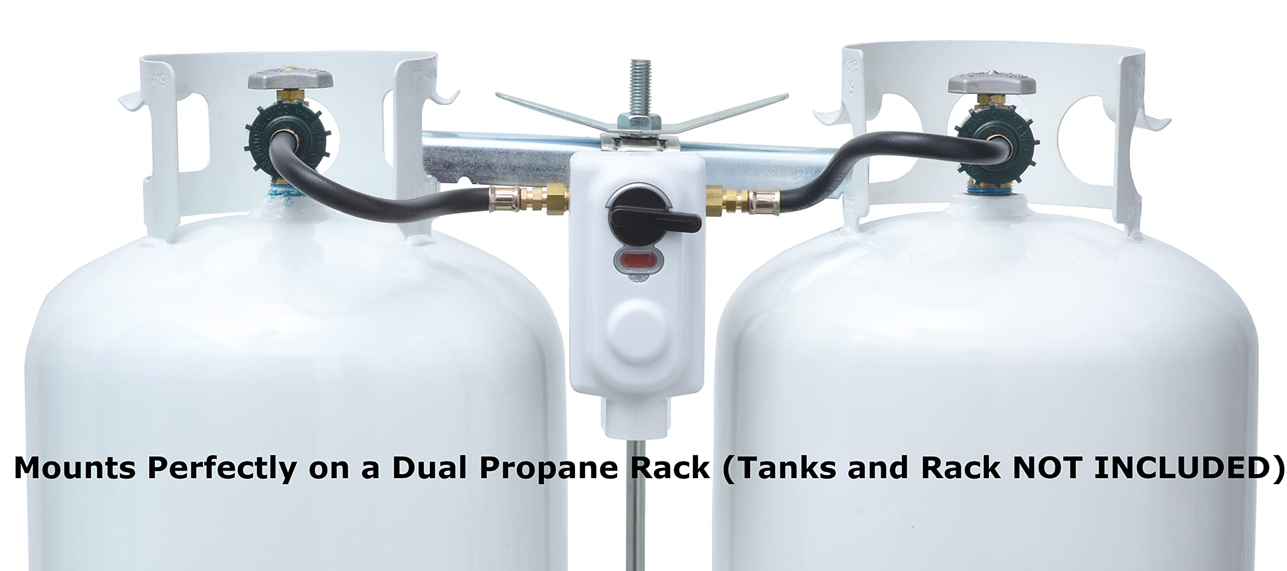 Flame King Flame King (KT12ACR-2) 2-Stage Auto Changeover LP Propane Gas Regulator With Two 12 Inch Pigtails - Outdoor Depot