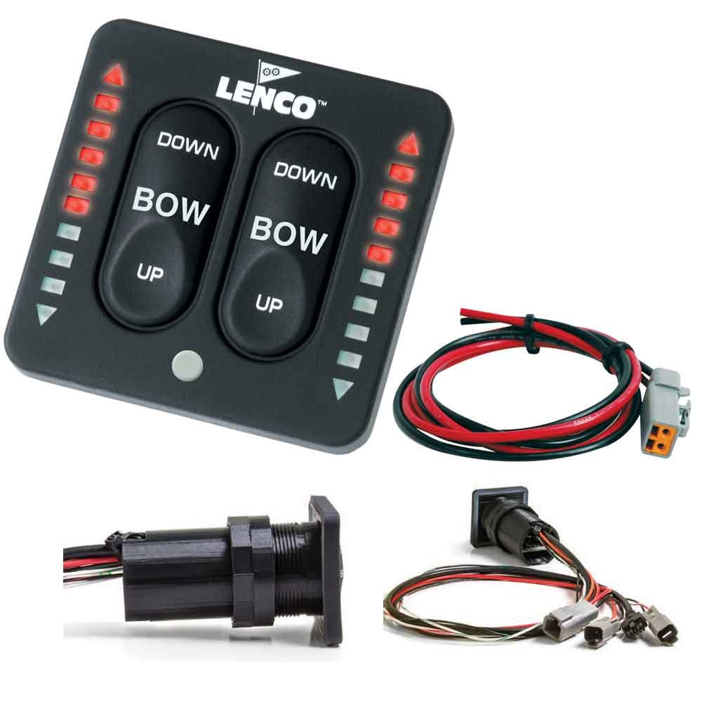 LENCO MARINE Lenco LED Indicator Integrated Tactile Switch Kit w/Pigtail f/Single Actuator Systems - Outdoor Depot