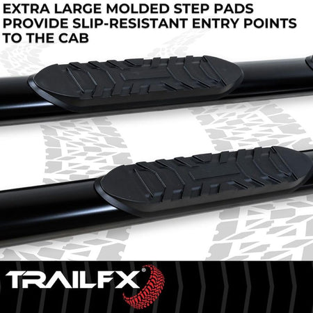 Trailfx TRAIL FX 4" Oval Sturt Ram 1500 Black 19 - Outdoor Depot